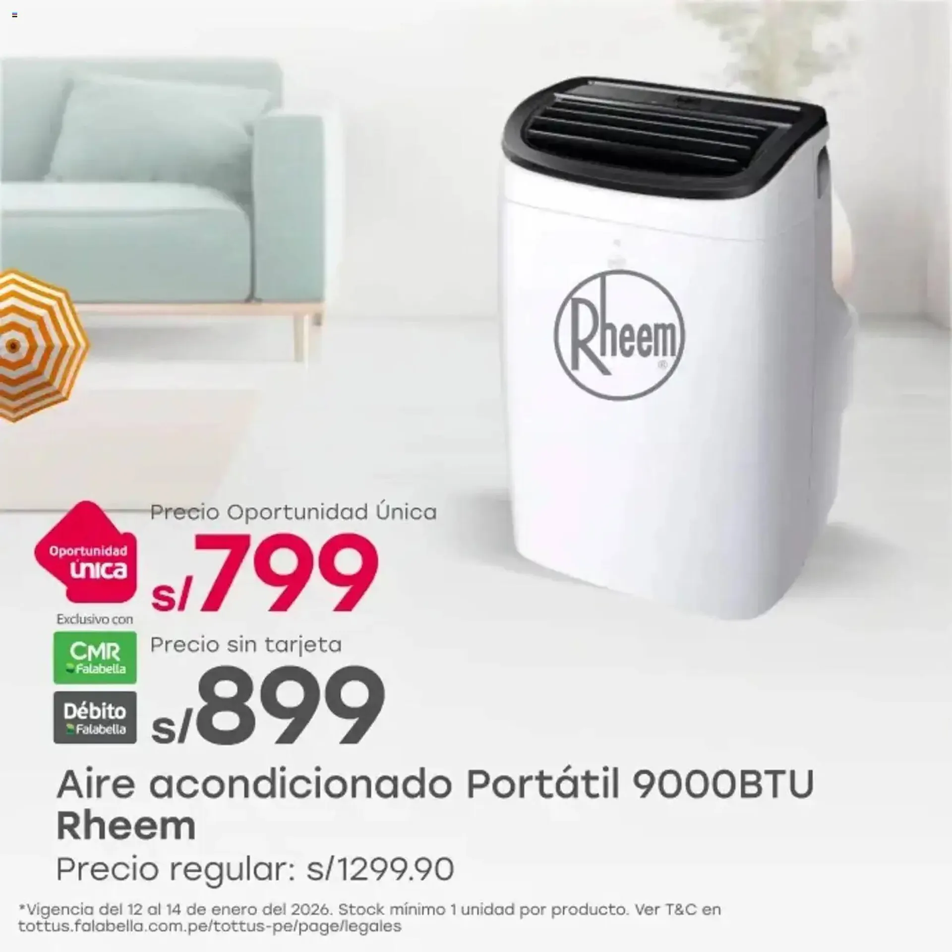 Catalogo de Catálogo Tottus 12 de enero al 14 de enero 2026 - Pag 1