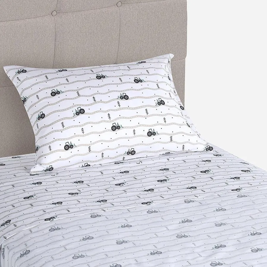 Sábana 144 Hilos Polycotton Infantil Constructers