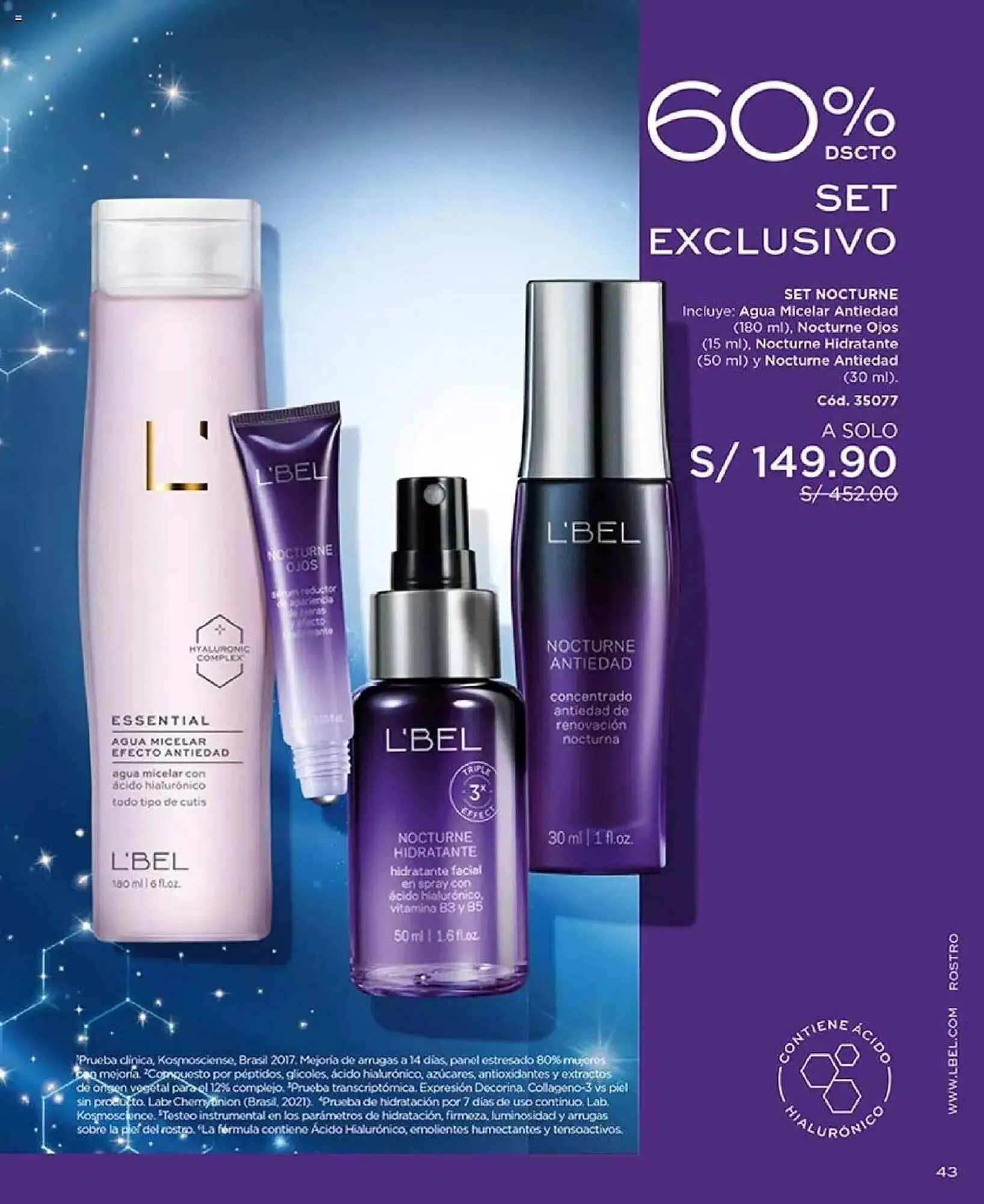 Catalogo de Catálogo L'Bel 22 de abril al 31 de mayo 2025 - Pag 43