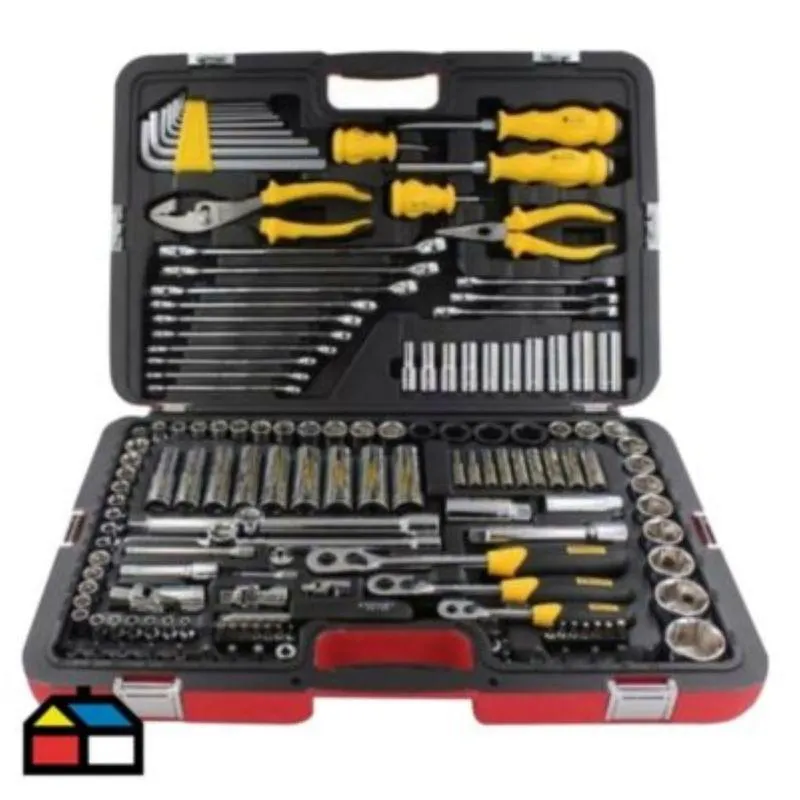 Juego de Herramientas Stanley 150 Piezas Racing