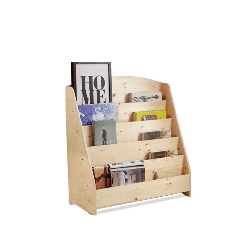 Librero Muebles Creativos Home En Madera Natural