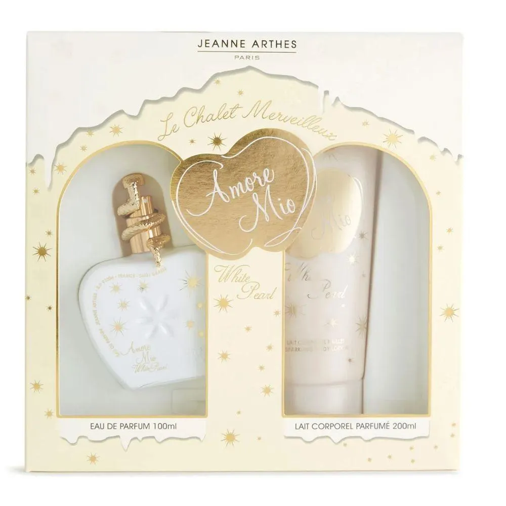 Jeanne Arthes Fragrancia Estuche Amore Mio White Pearl Edp 100 Ml + Loción Corporal 200 Ml