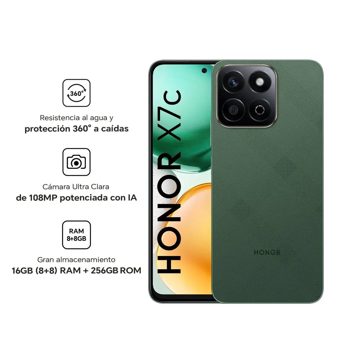 HONOR X7c 8GB+256GB - Forest Green