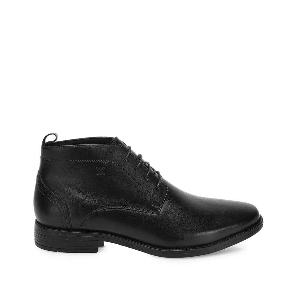 Botín Derby Casual MATEO-2519 Negro Viale Homme Cuero