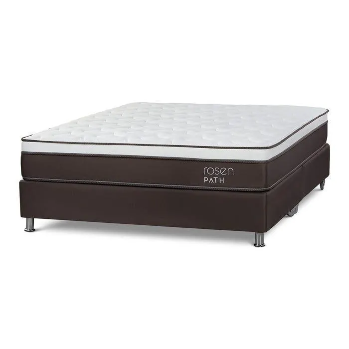 Cama Box Tarima Path Café King 200 x 200 cm