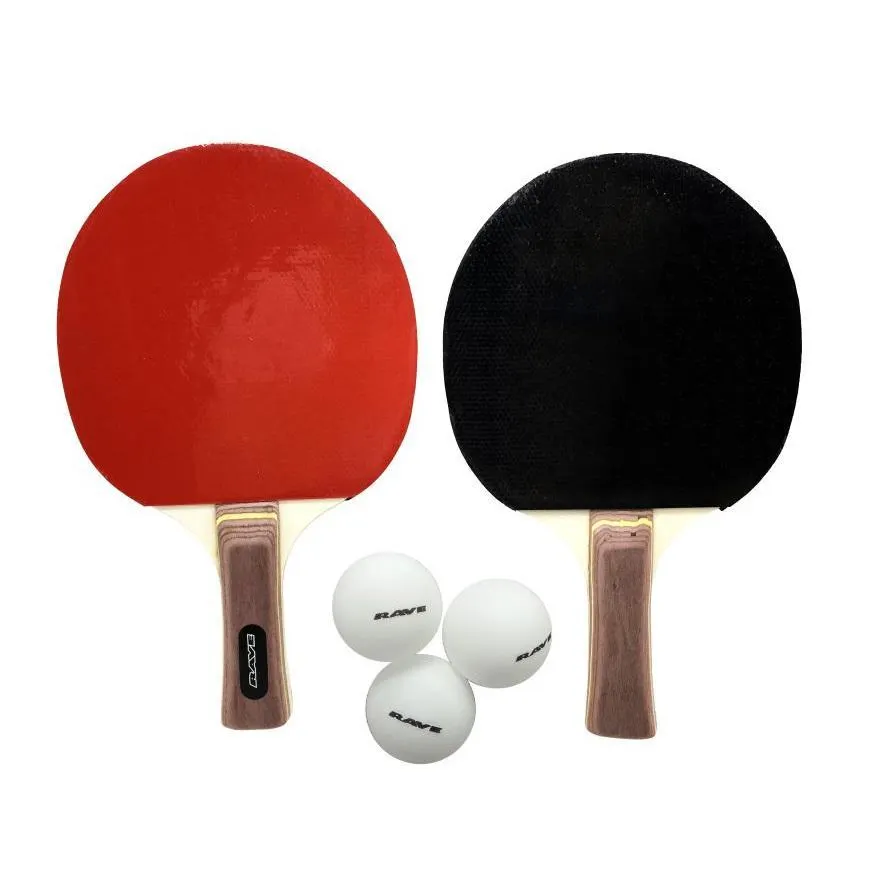 Raqueta Pingpong Con 3 Pelotas