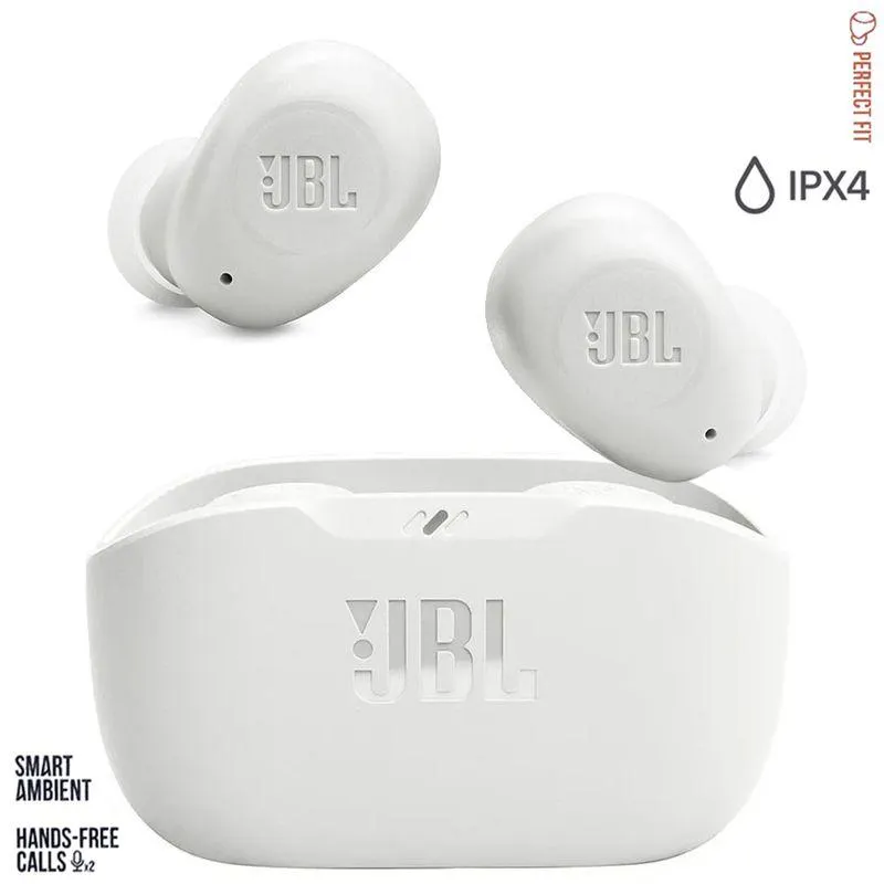JBL Audifonos Bluetooth 5.2 Deep Bass IPX4 Vibe Buds