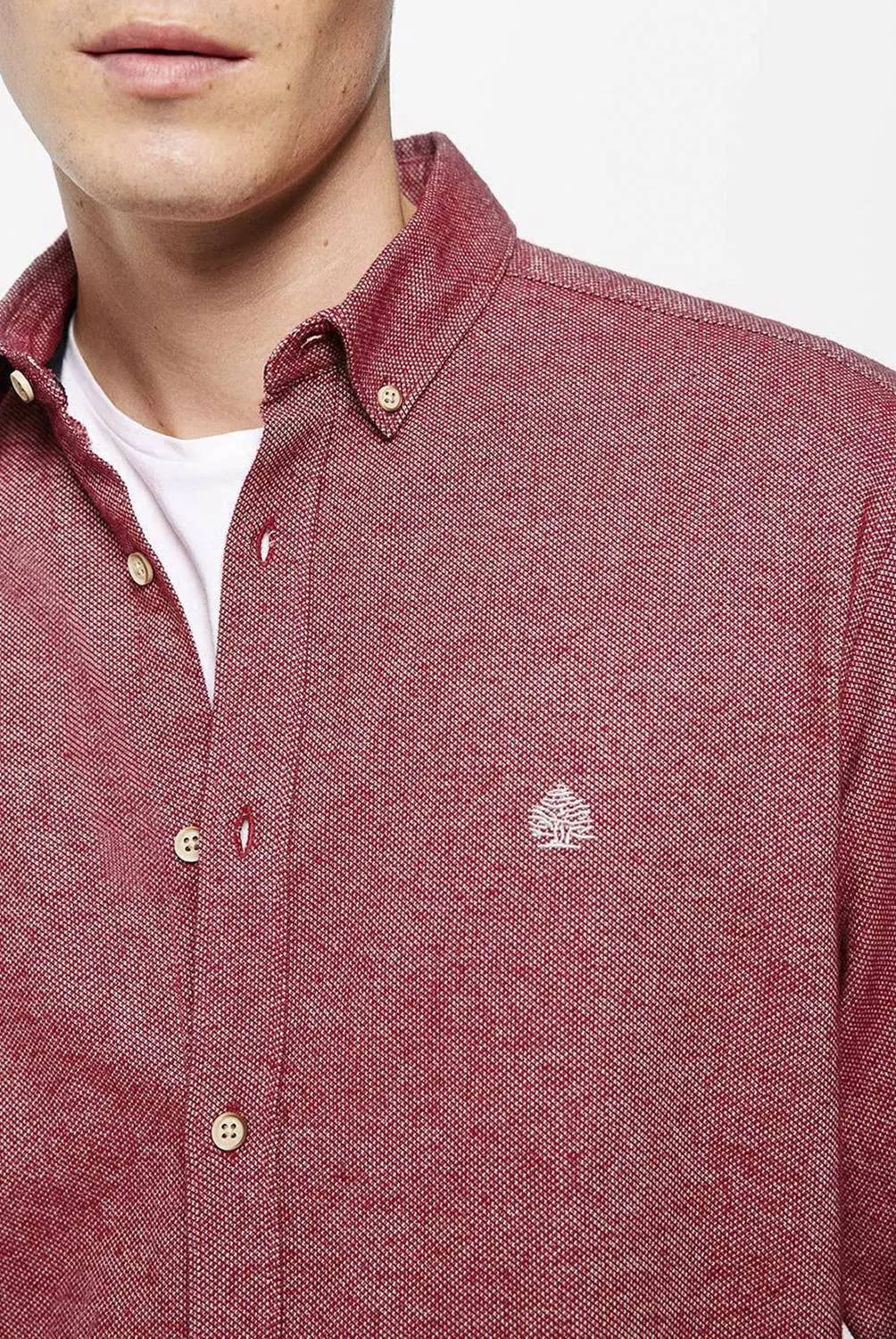 Camisa Manga Larga 100% Algodón Hombre Springfield