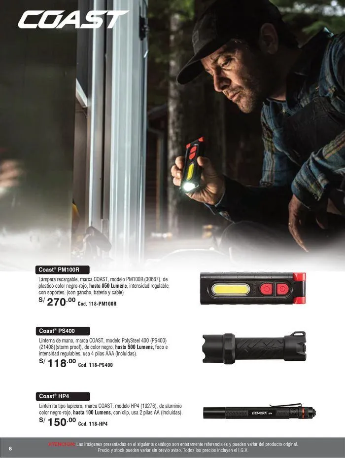 Catalogo de Linternas 9 de mayo al 31 de diciembre 2024 - Pag 8