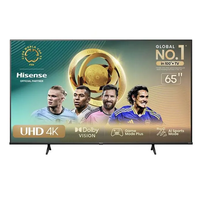 TV Hisense 65" LED 4K UHD Vidaa 65A6N
