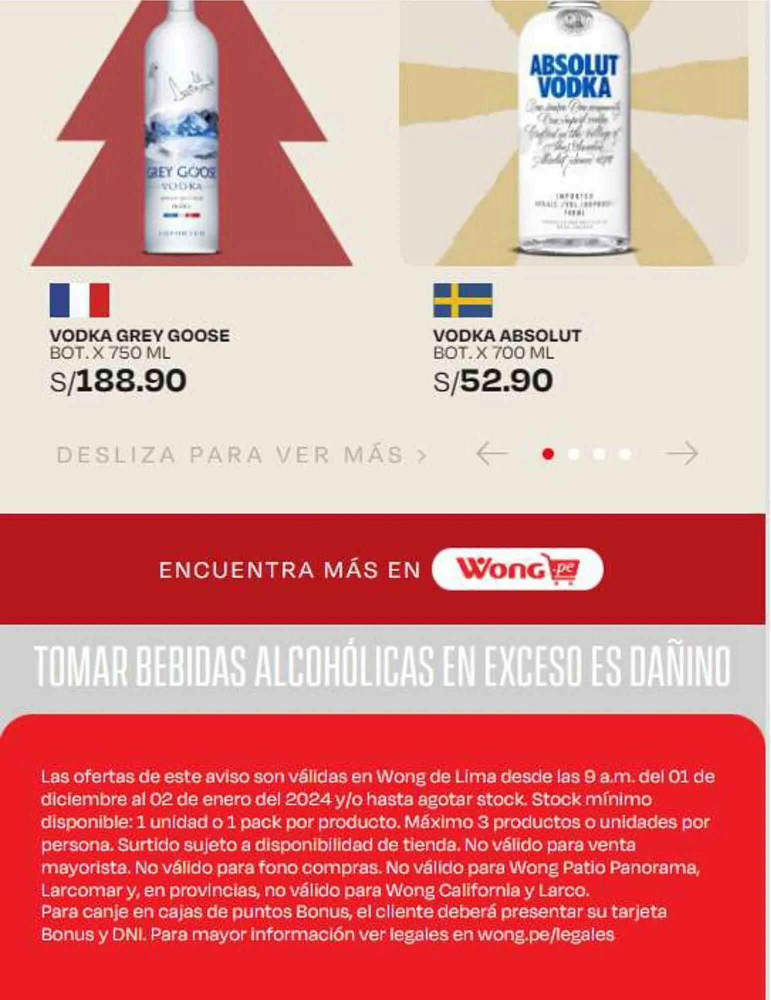 Catalogo de Catálogo Wong 5 de diciembre al 2 de enero 2024 - Pag 105