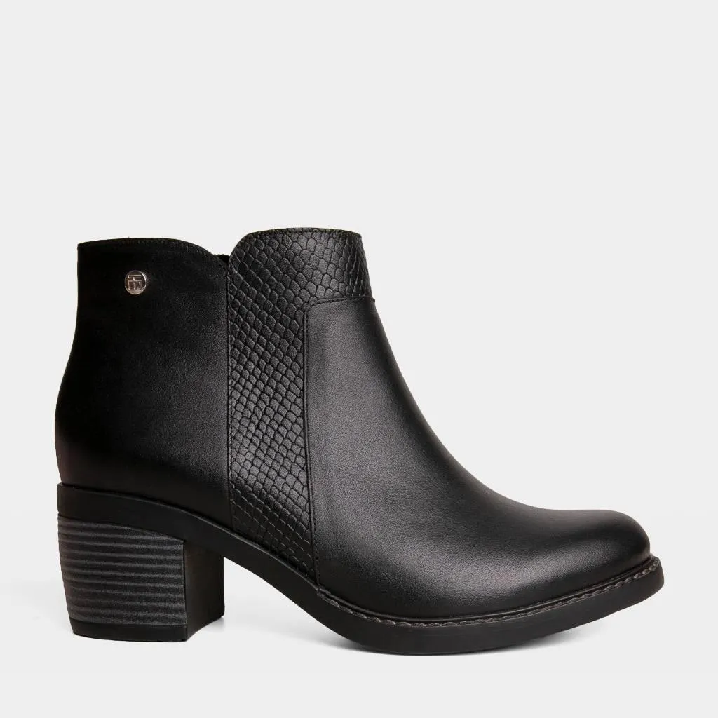 Botines Casuales Top Model Mujeres Tmo-Mh0022 Cuero