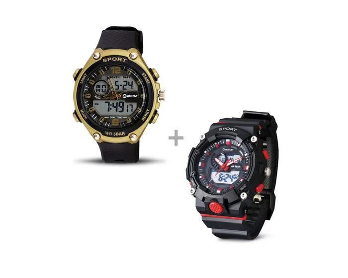 Reloj Pulsera Miray RPMC-101R + Reloj Pulsera Miray RPMC-74D