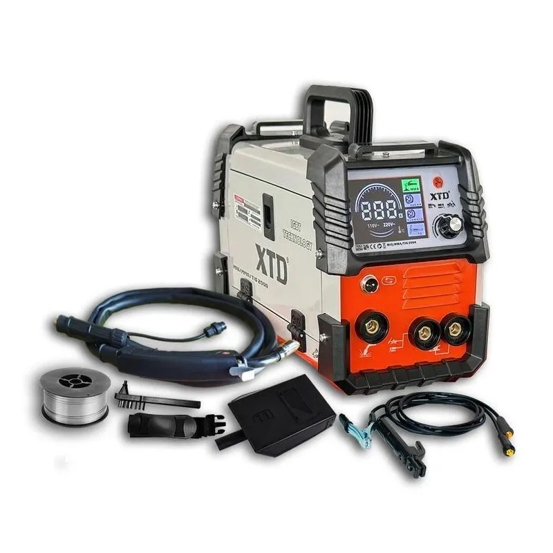 Soldadora Inversora Mig 200A XTD Suelda Sin GAS