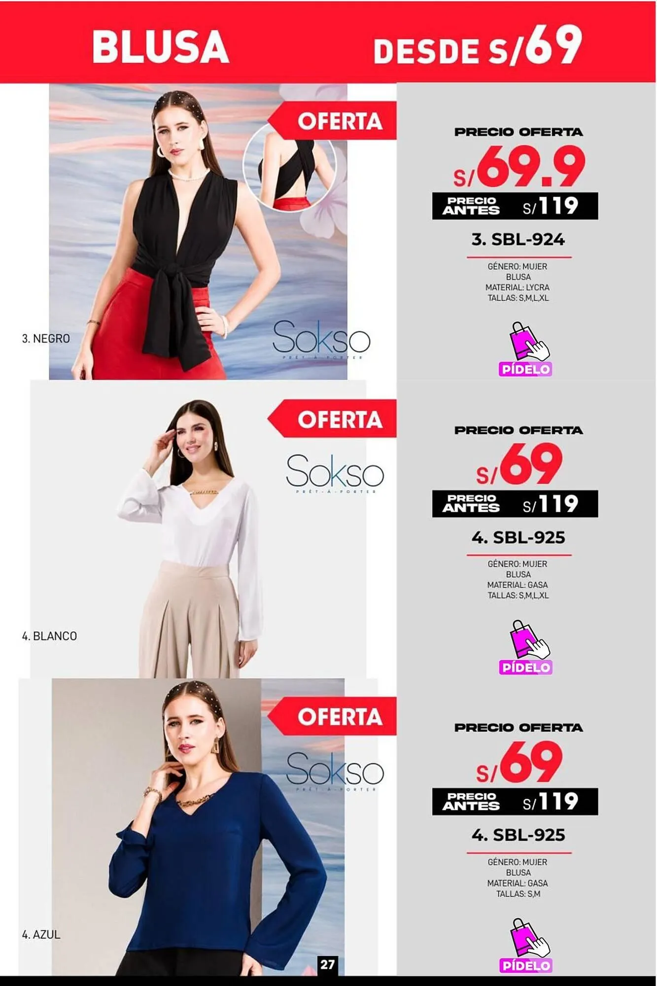 Catalogo de Catálogo Sokso 25 de agosto al 7 de setiembre 2025 - Pag 27