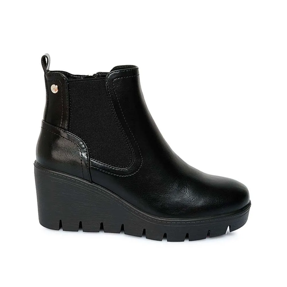 Botín Chelsea Casual DAVI-2527 Negro ADV