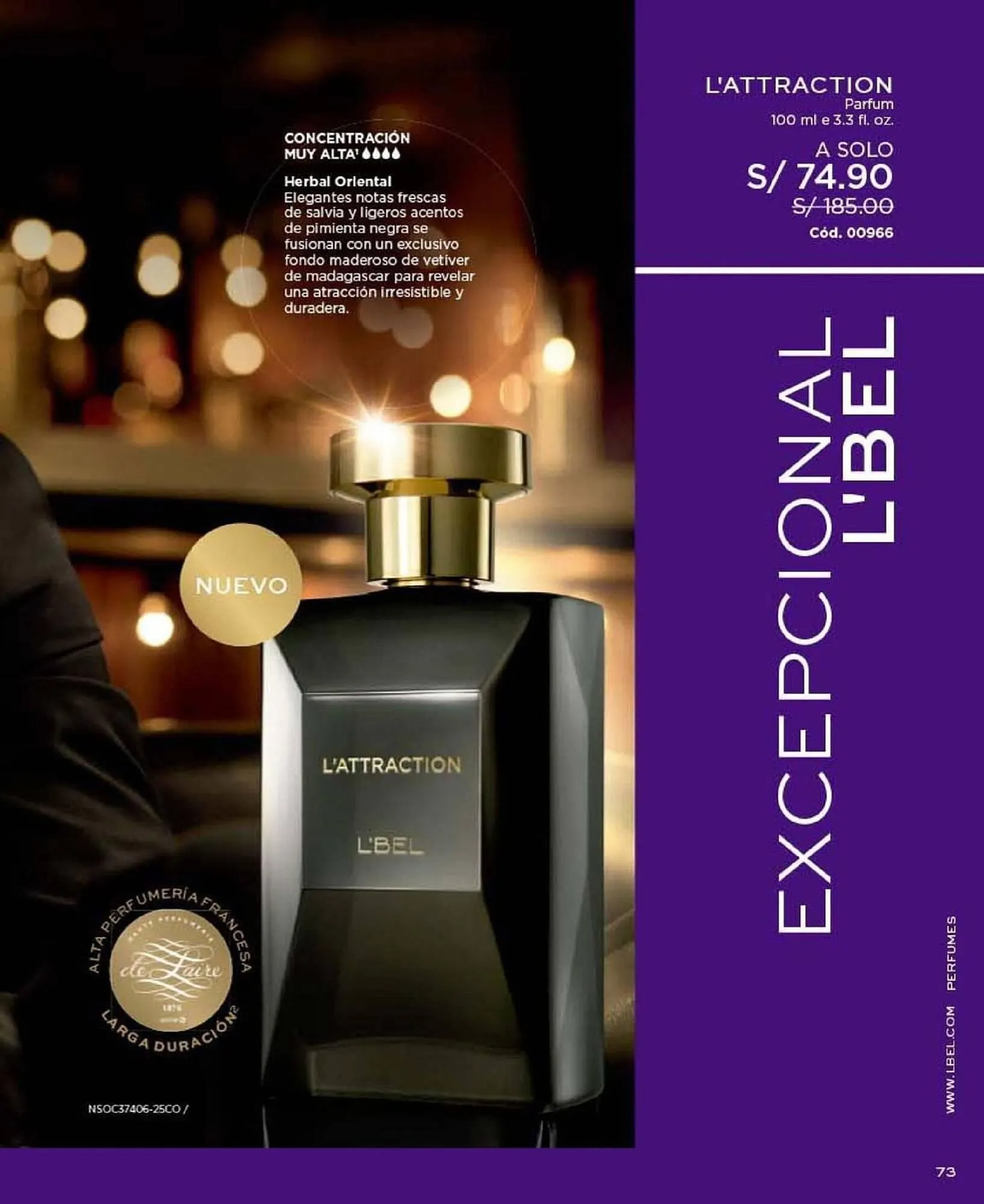 Catalogo de Catálogo L'Bel 1 de noviembre al 30 de noviembre 2025 - Pag 73