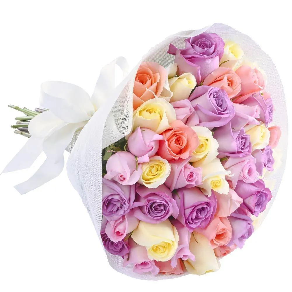 Ramo Dulce Elegancia con 50 Rosas