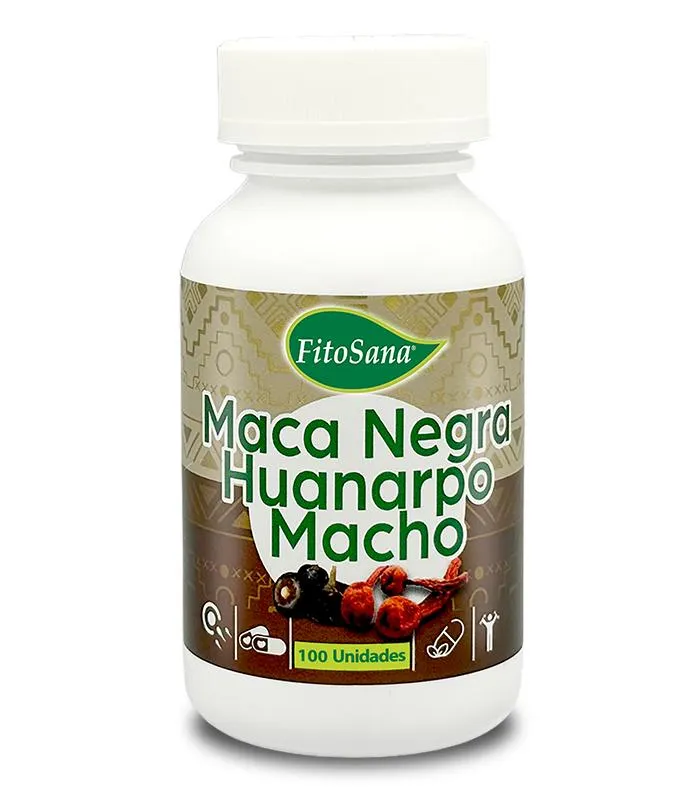 Frasco Maca Negra con Huanarpo Macho - 100unid