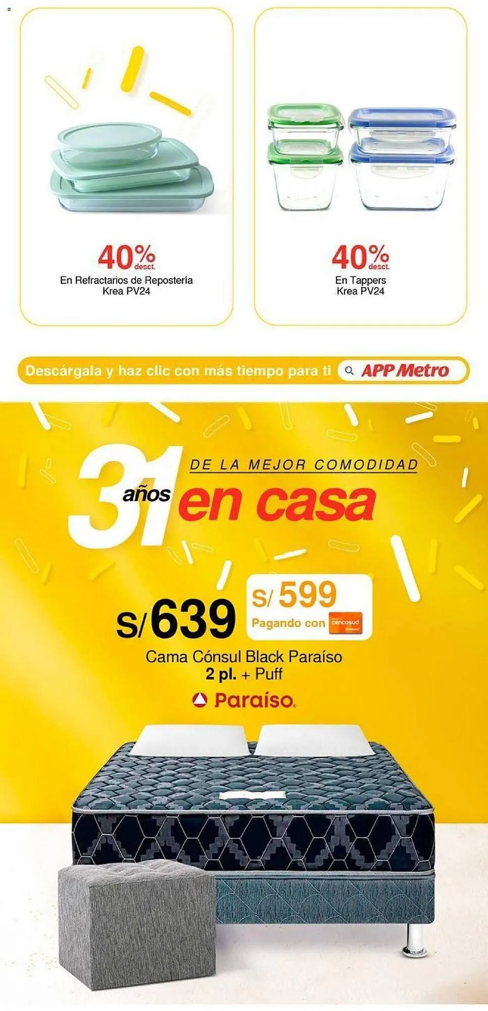 Catalogo de Catálogo Metro 21 de setiembre al 11 de octubre 2023 - Pag 35