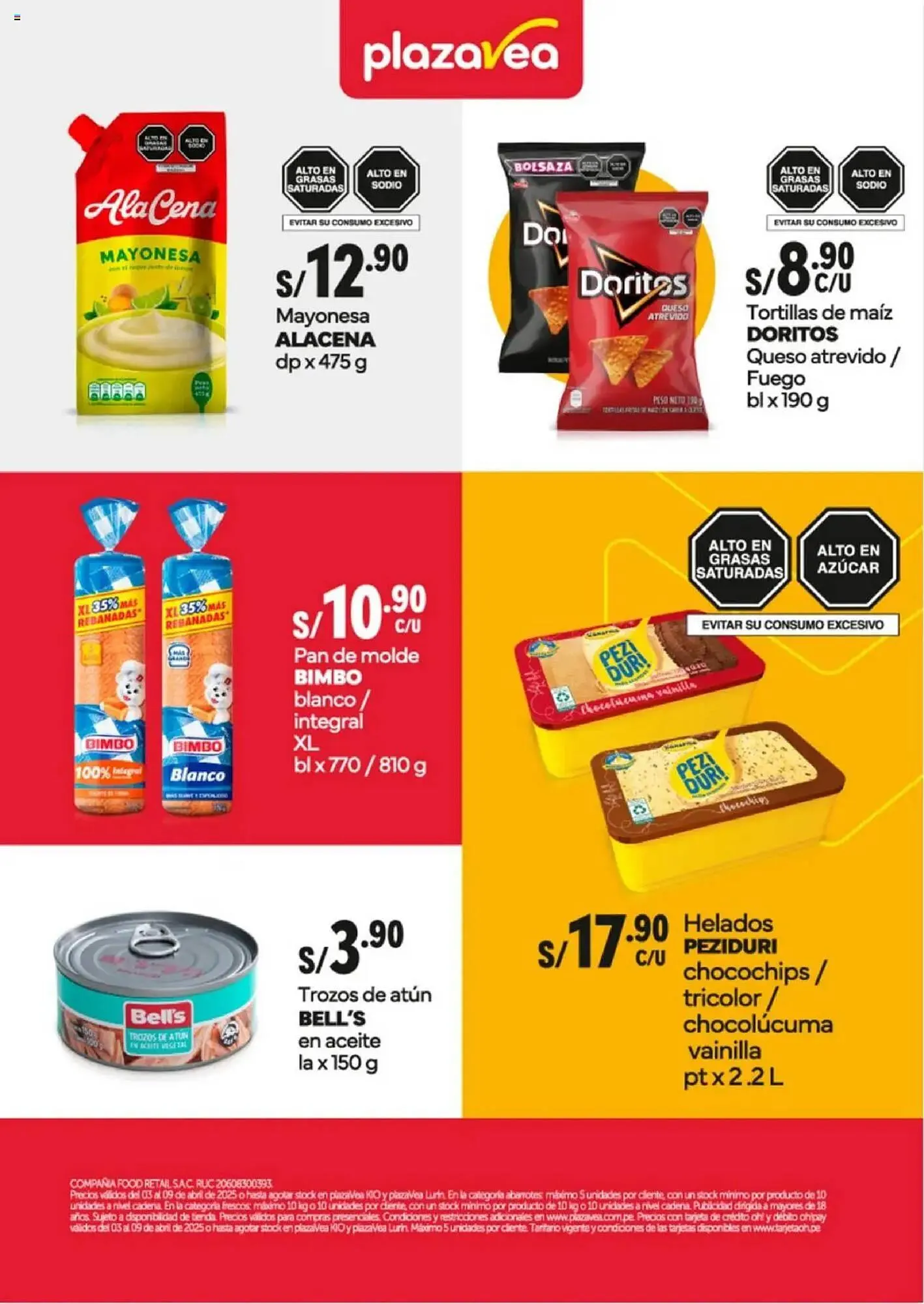 Catalogo de Catálogo Plaza Vea 3 de abril al 9 de abril 2025 - Pag 4