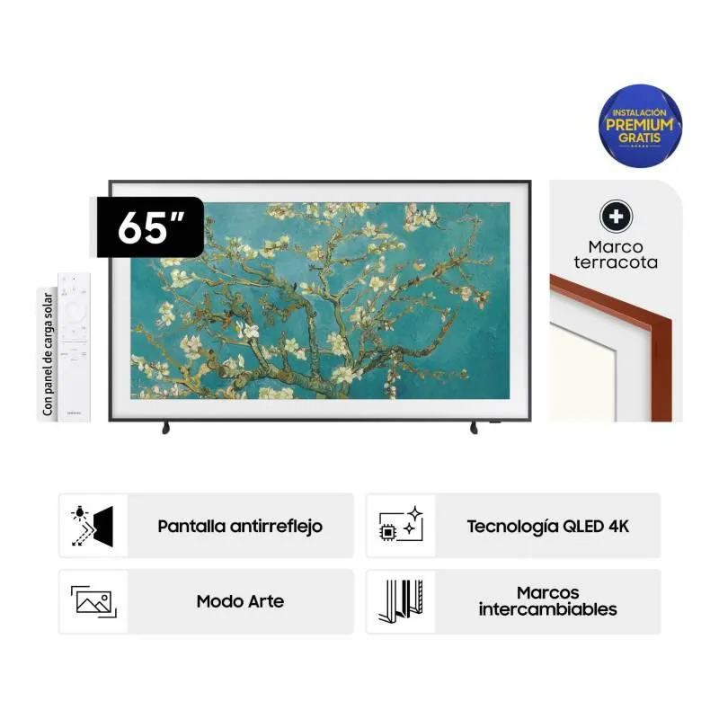 Televisor Samsung The Frame 65" QLED 4K F-QN65LS03B-03
