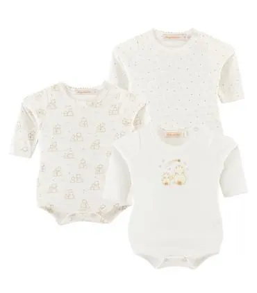 Pack de 3 Bodys De 100% Algodón Pima | Colección Dreamy Bear