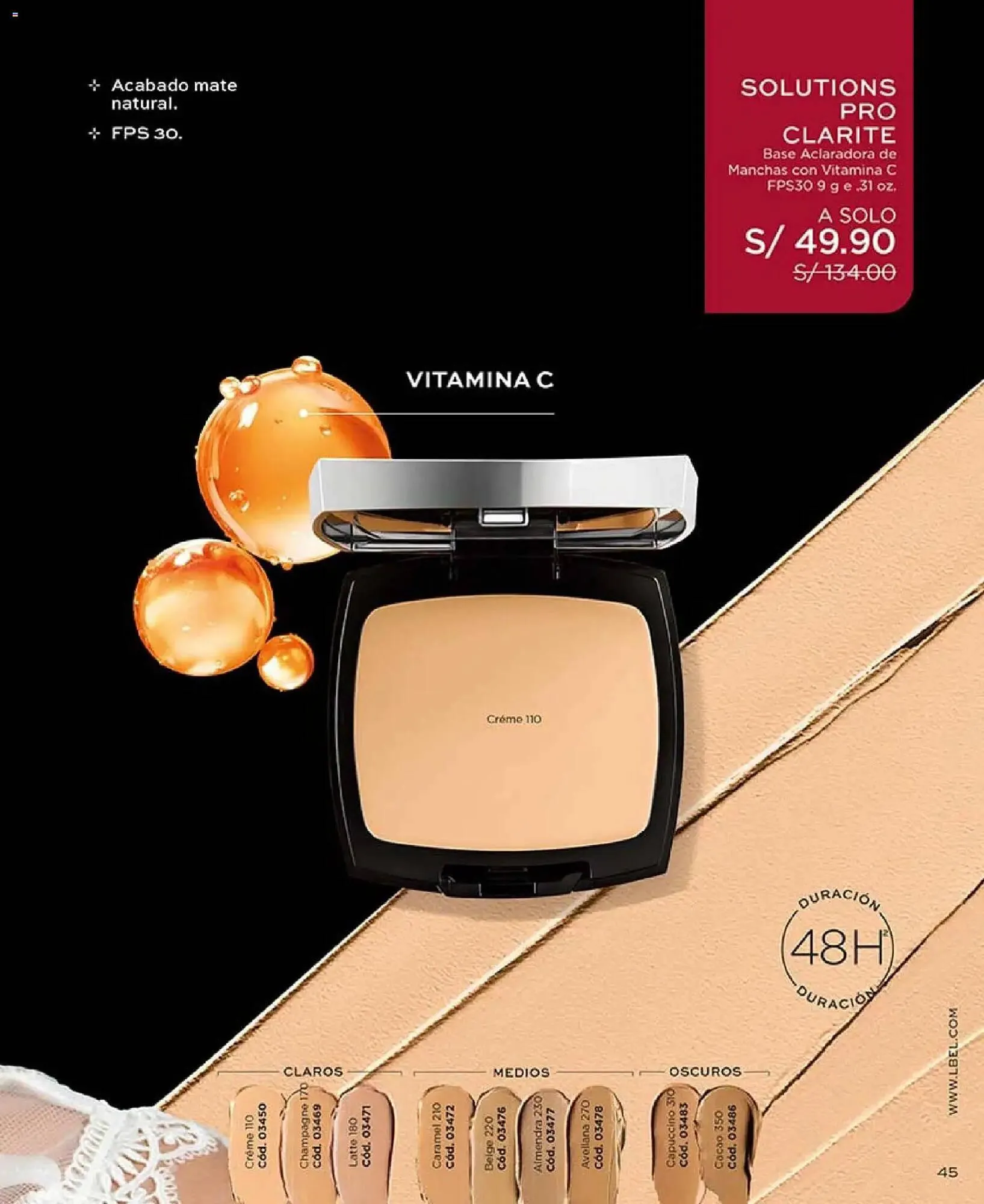 Catalogo de Catálogo L'Bel 14 de noviembre al 17 de diciembre 2025 - Pag 45