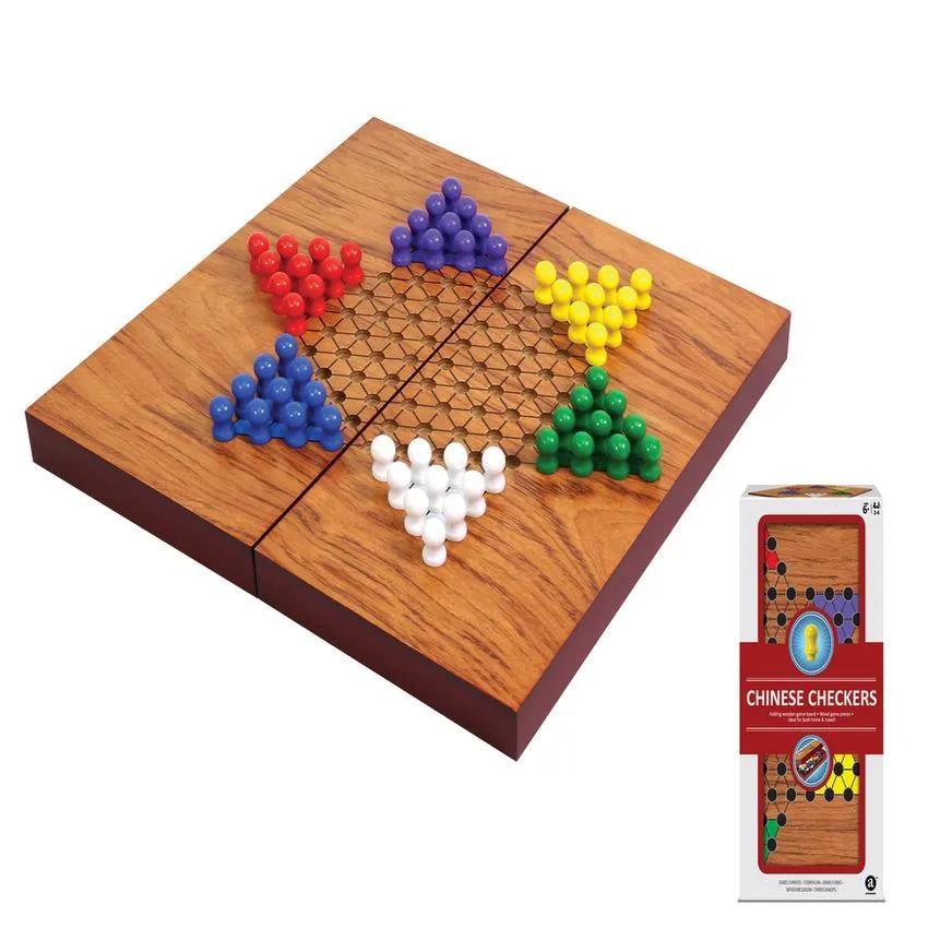 Damas Chinas Plegable Madera