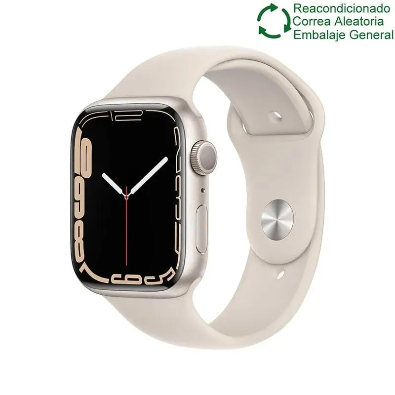 Apple Watch Series 7 45mm GPS - Blanco Reacondicionado Semi Nuevo
