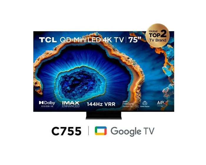 Televisor TCL SMART TV 75" MINI LED 4K UHD 75C755