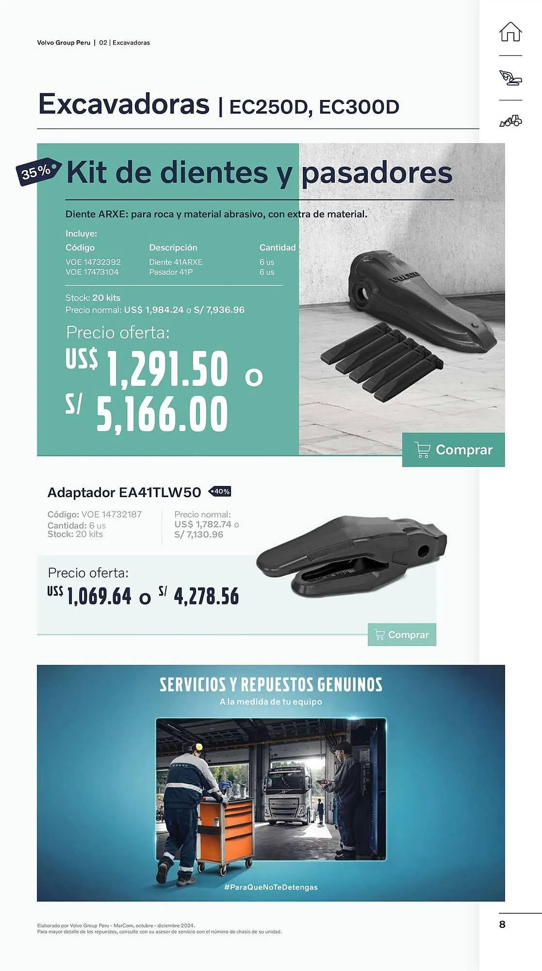 Catalogo de Catálogo Volvo 29 de octubre al 31 de diciembre 2024 - Pag 8