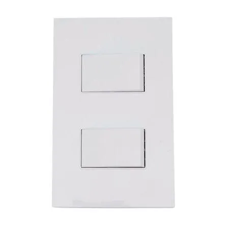 Interruptor Core Doble Blanco Orange