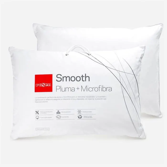 Almohada Pluma y Microfibra New Smooth