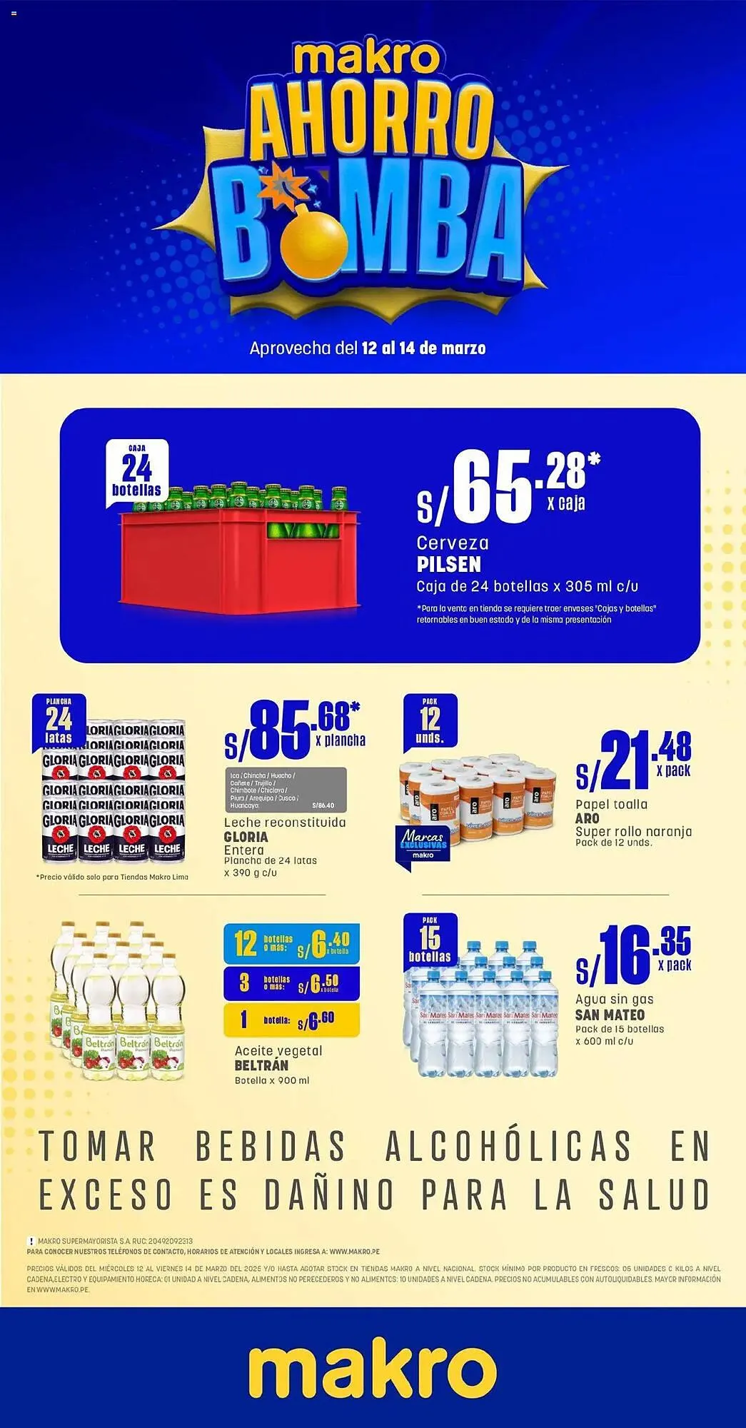 Catalogo de Catálogo Makro 12 de marzo al 14 de marzo 2025 - Pag 1