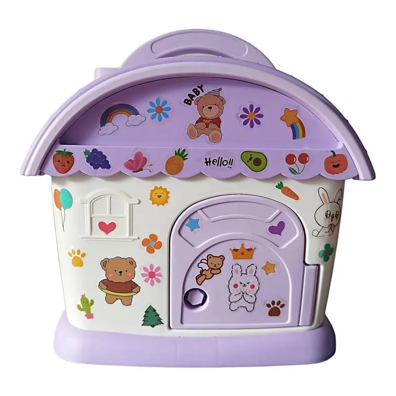 Alcancía Para Niños Juguete Con Stickers