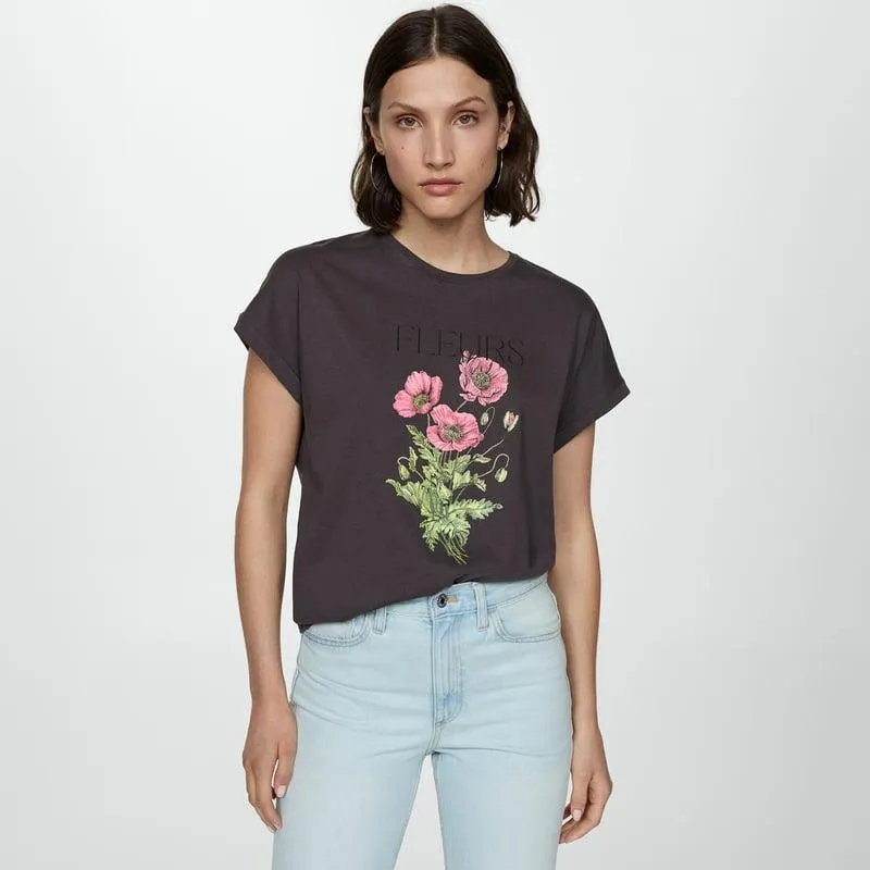 Polo Manga Corta 100% Algodón Mujer Mango