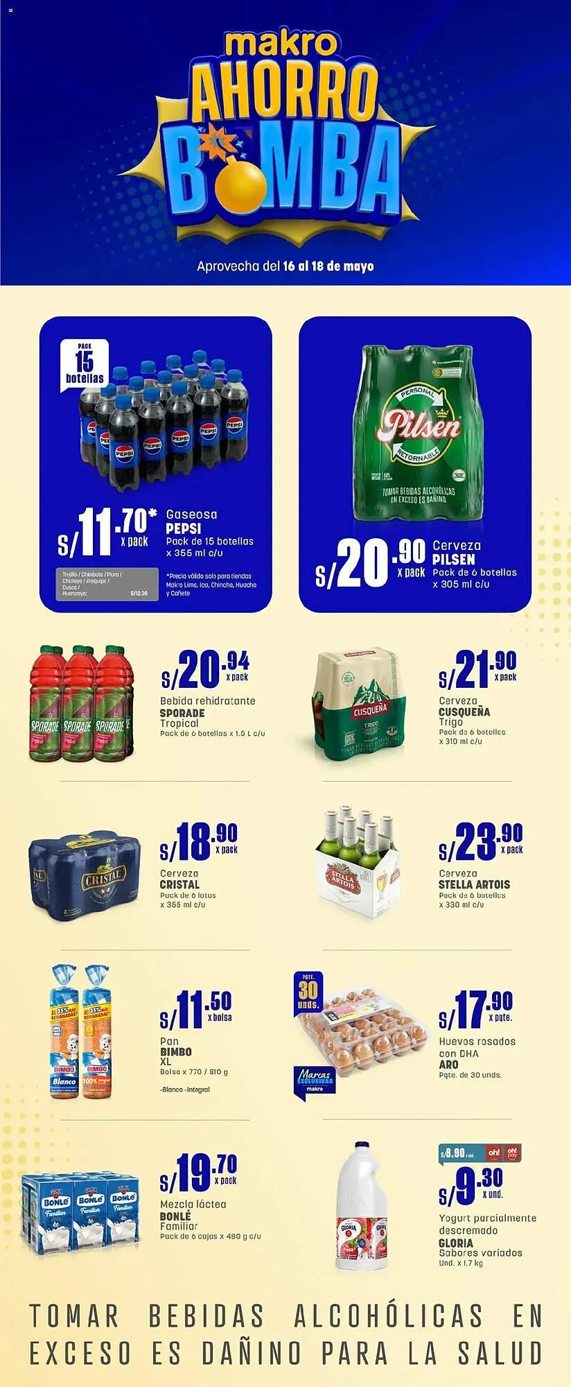 Catalogo de Catálogo Makro 16 de mayo al 18 de mayo 2025 - Pag 1