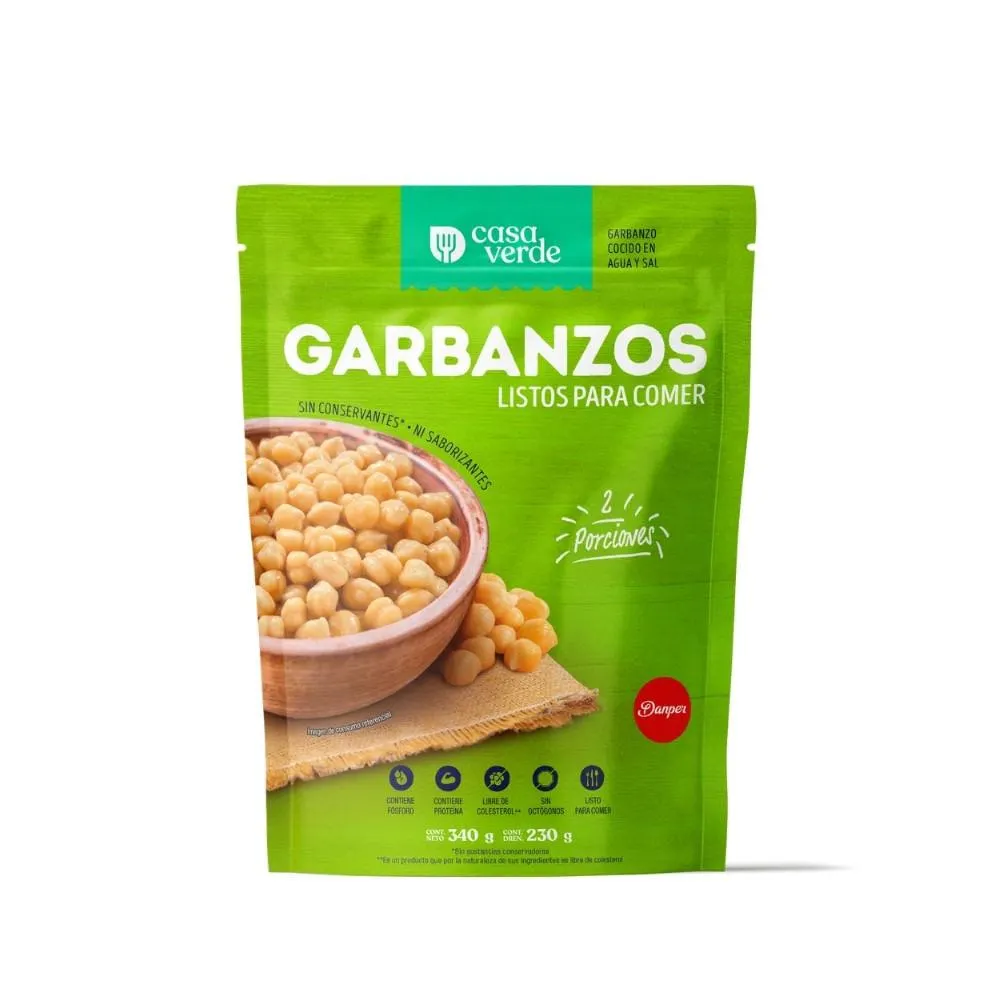 Garbanzo cocido Casa verde 340 g