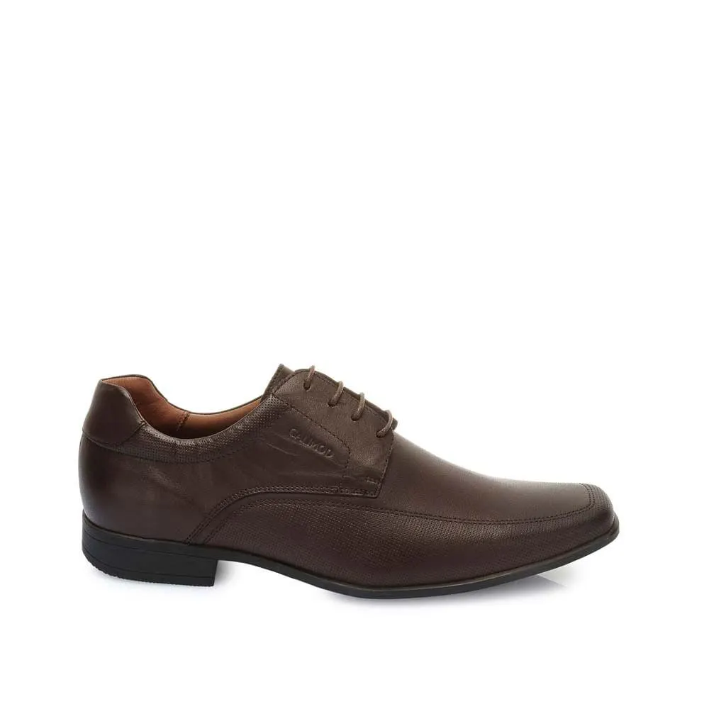 Zapato Derby Vestir VEM-008 Marron Calimod Cuero