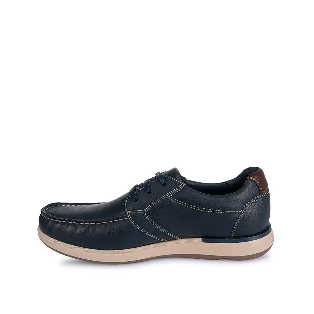 Zapato Derby Casual CB4-003 Azul Calimod Cuero