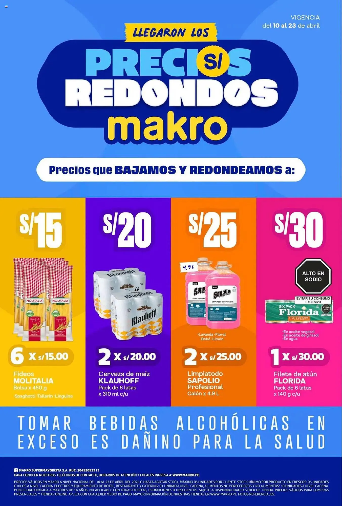 Catalogo de Catálogo Makro 10 de abril al 24 de abril 2025 - Pag 1