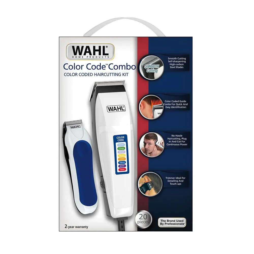 Wahl Cortadora de Cabello y Recortadora para Retoques Color Code Combo