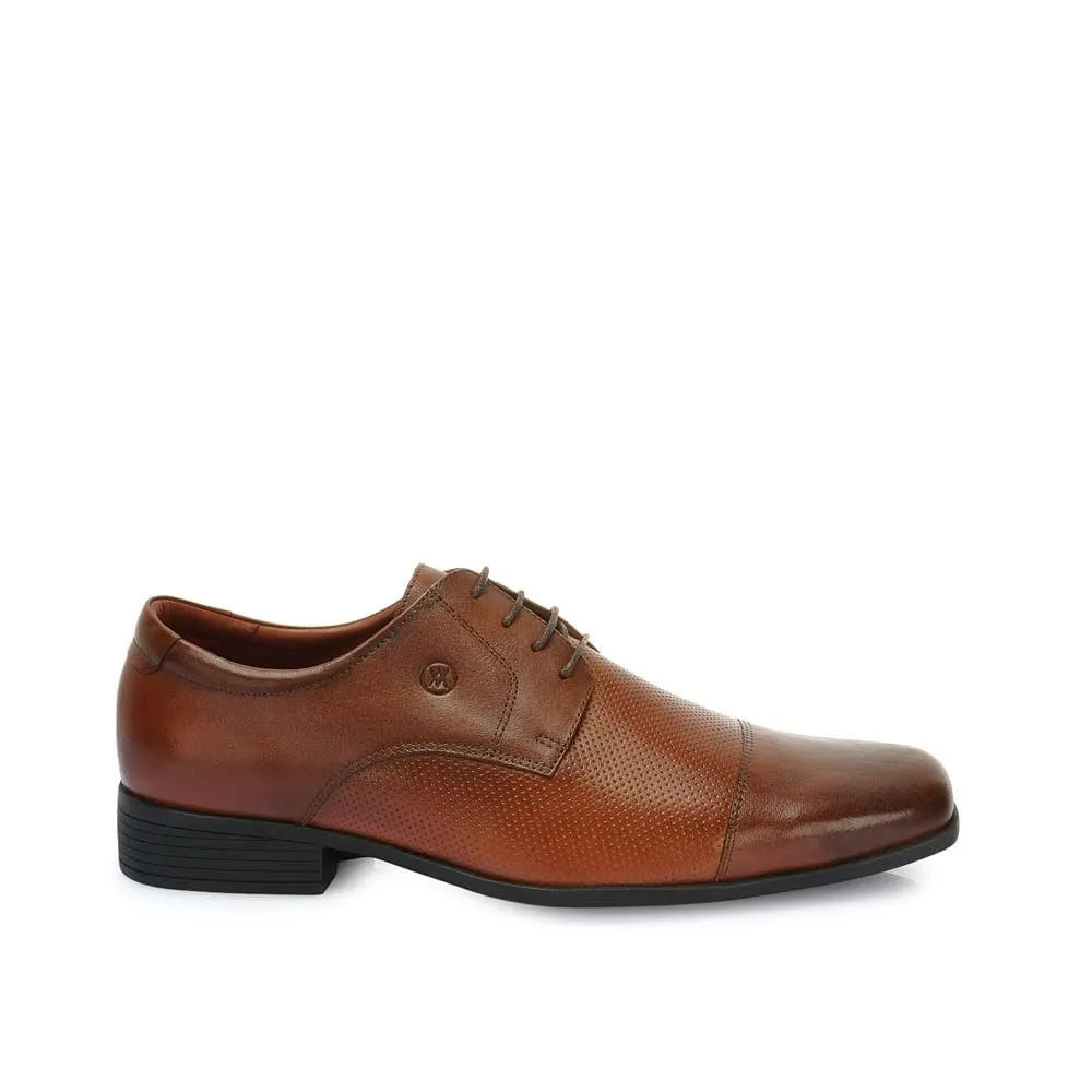Zapato Derby Casual EDER-2504 Cobre Viale Homme Cuero