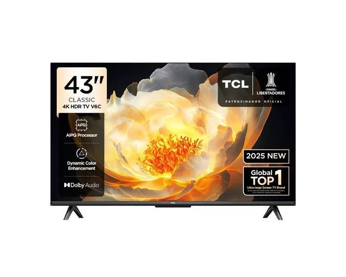 Televisor TCL Smart TV 43" LED 4K UHD 43V6C