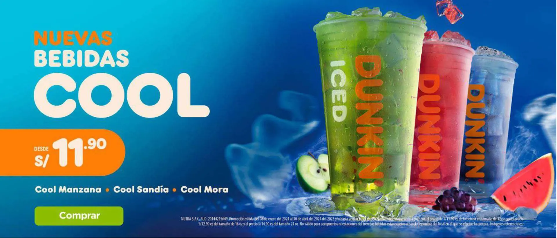 Catalogo de Catálogo Dunkin Donuts 16 de enero al 30 de abril 2024 - Pag 