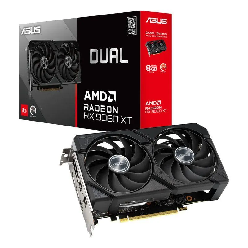 TARJETA DE VIDEO ASUS DUAL RADEON RX 9060 XT 8GB GDDR6