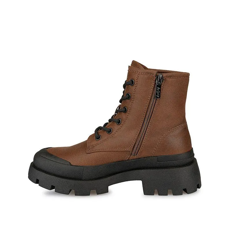 Botin Derby Casual Mujer Ann D Vian Natural