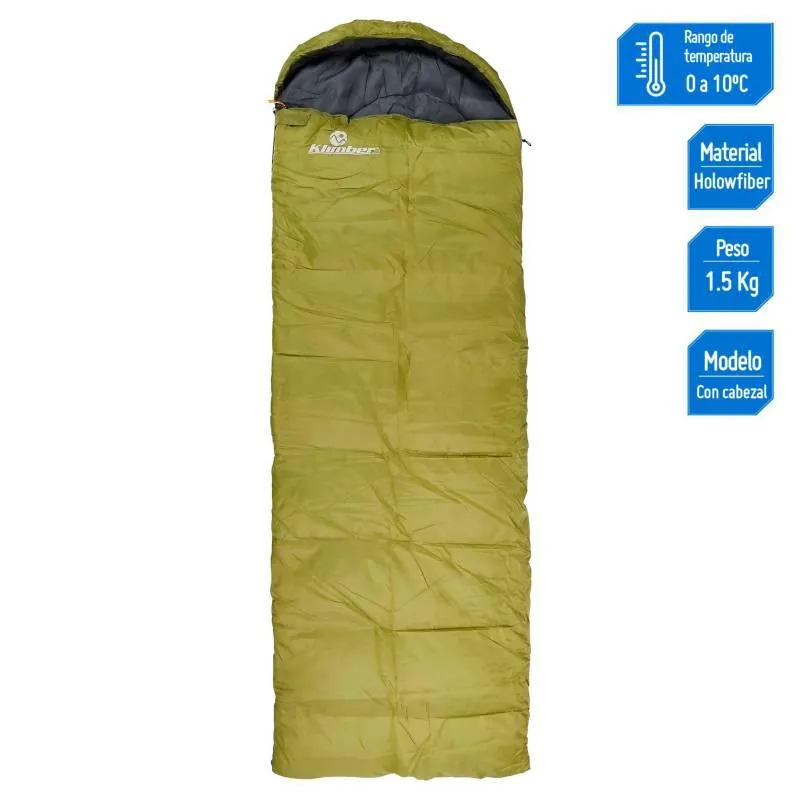 Bolsa de dormir Momia Verde 220x75cm