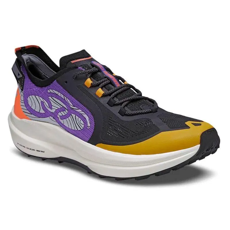 Zapatillas Corre Trilha-232 Negro/Uva